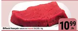 Pasquier Bifteck français offer