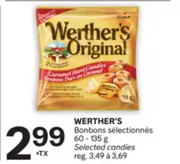 Brunet WERTHER'S Bonbons sélectionnés offer