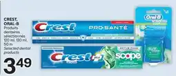 Brunet CREST, ORAL-B Produits dentaires sélectionnés offer