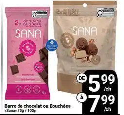 Pasquier Barre de chocolat ou Bouchées Sana offer