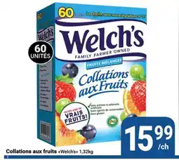 Pasquier Collations aux fruits Welch's offer