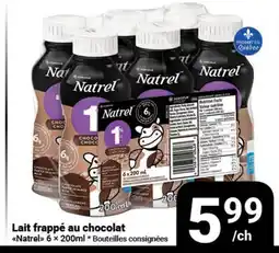 Pasquier Lait frappé au chocolat Natrel offer
