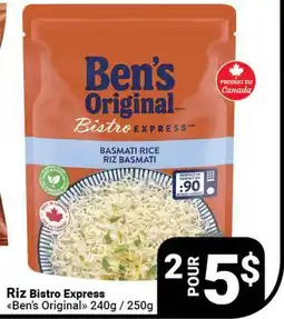 Pasquier Riz Bistro Express Ben's Original offer