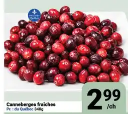 Pasquier Canneberges fraîches offer