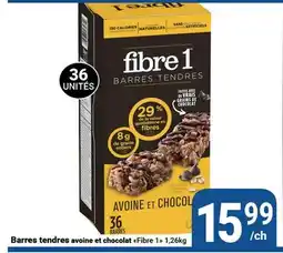 Pasquier Barres tendres avoine et chocolat Fibre 1 offer