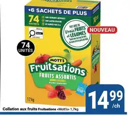 Pasquier Collation aux fruits Fruitsations Mott's offer