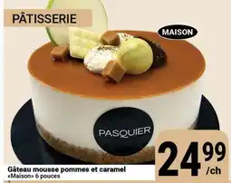 Pasquier Gâteau mousse pommes et caramel Maison offer