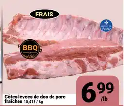 Pasquier Côtes levées de dos de porc fraîches offer