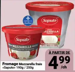 Pasquier Fromage Mozzarella frais Saputo offer