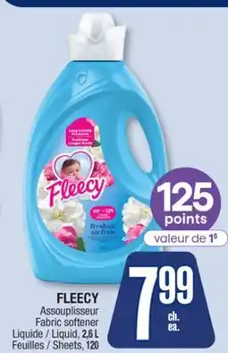 Jean Coutu FLEECY Fabric softener offer
