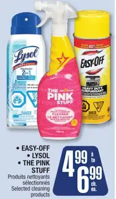 Jean Coutu EASY-OFF, LYSOL, THE PINK STUFF offer