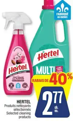Jean Coutu HERTEL Selected cleaning products offer