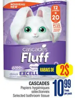 Jean Coutu CASCADÈS Selected bathroom tissue offer