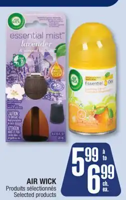 Jean Coutu AIR WICK Selected products offer