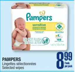 Jean Coutu PAMPERS Selected wipes offer