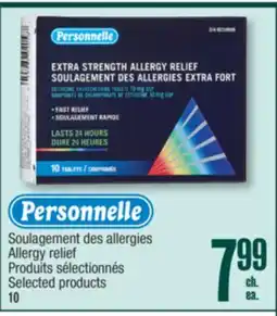 Jean Coutu Personnelle Selected products offer