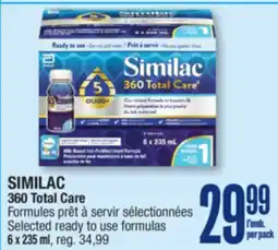 Jean Coutu SIMILAC 360 Total Care Selected ready to use formulas offer