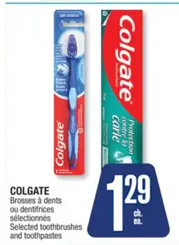 Jean Coutu COLGATE Selected toothbrushes and toothpastes offer