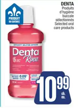 Jean Coutu DENTA Selected oral care products offer