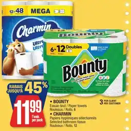Jean Coutu • BOUNTY • CHARMIN offer