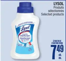 Jean Coutu LYSOL Selected products offer