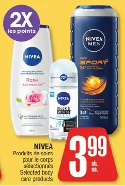 Jean Coutu NIVEA Selected body care products offer
