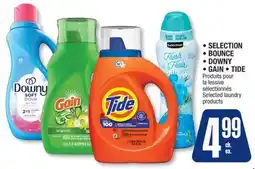 Jean Coutu • SELECTION • BOUNCE • DOWNY • GAIN • TIDE Selected laundry products offer