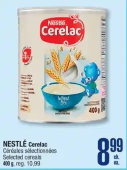 Jean Coutu NESTLÉ Cerelac Selected cereals offer