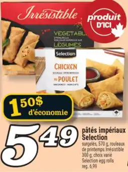 Marché Richelieu PÂTÉS IMPÉRIAUX SELECTION | SELECTION EGG ROLLS offer