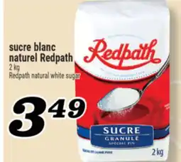 Marché Richelieu SUCRE BLANC NATUREL REDPATH | REDPATH NATURAL WHITE SUGAR offer