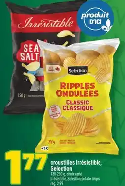 Marché Richelieu croustilles Irrésistible, Selection | Irrésistible, Selection potato chips offer
