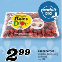 Marché Richelieu canneberges offer
