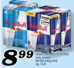 Marché Richelieu BOISSON ÉNERGISANTE RED BULL | RED BULL ENERGY DRINK offer