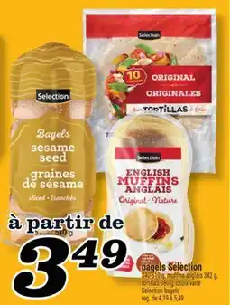 Marché Richelieu bagels Selection | Selection bagels offer