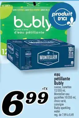 Marché Richelieu eau pétillante Bubly | Bubly sparkling water offer
