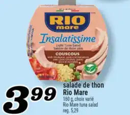 Marché Richelieu salade de thon Rio Mare | RioMare tuna salad offer