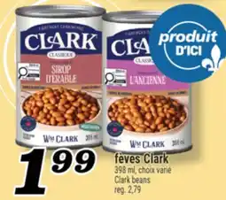 Marché Richelieu FÈVES CLARK | CLARK BEANS offer