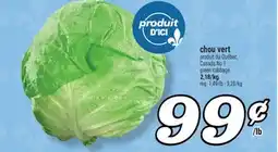 Marché Richelieu CHOU VERT | GREEN CABBAGE offer