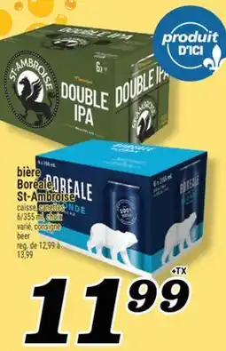 Marché Richelieu bière Boreal St-Ambroise offer