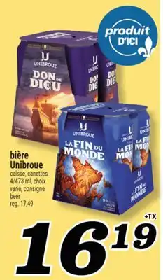 Marché Richelieu BIÈRE UNIBROUE | BEER offer