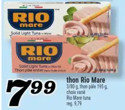 Marché Richelieu thon Rio Mare | RioMare tuna offer