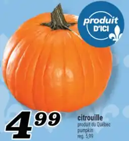 Marché Richelieu citrouille offer