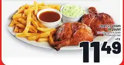 Metro REPAS 2 CUISSES DE POULET | 2 CHICKEN LEGS MEAL offer