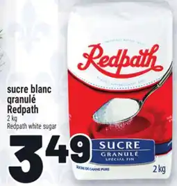 Metro SUCRE BLANC GRANULÉ REDPATH | REDPATH WHITE SUGAR offer