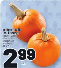 Metro PETITE CITROUILLE (BOL À SOUPE) | SMALL PUMPKIN offer