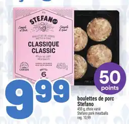 Metro BOULETTES DE PORC STEFANO | STEFANO PORK MEATBALLS offer