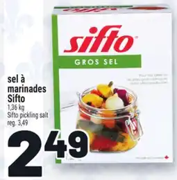 Metro SEL À MARINADES SIFTO | SIFTO PICKLING SALT offer