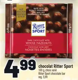 Metro CHOCOLAT RITTER SPORT | RITTER SPORT CHOCOLATE BAR offer
