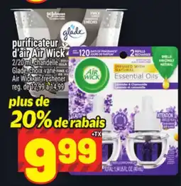 Metro PURIFICATEUR D'AIR AIR WICK | AIR WICK AIR FRESHENER offer