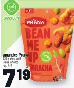 Metro AMANDES PRANA | PRANA ALMONDS offer